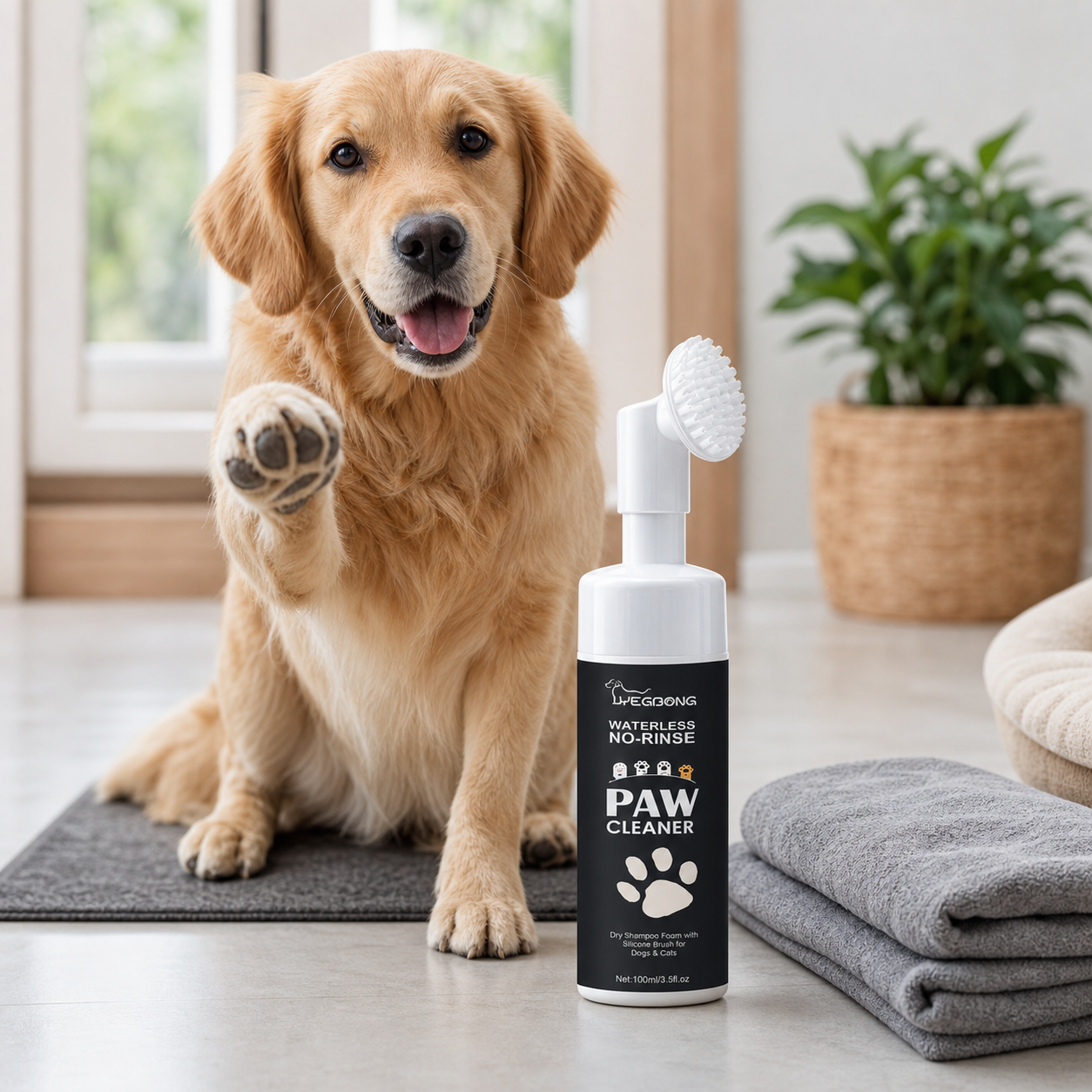 Limpiador de Patas Portátil para Perros | Casa Limpia Después del Paseo