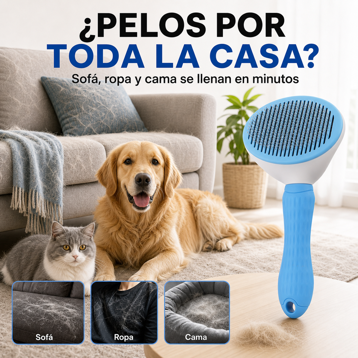 Cepillo Esquinero para Gatos | Auto-Cuidado y Entretenimiento Diario