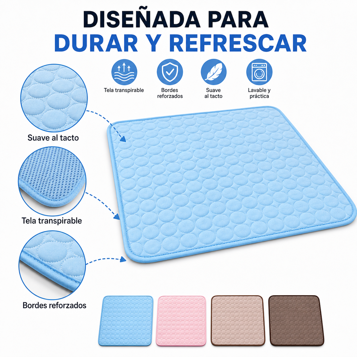 Alfombrilla Refrigerante para Perros y Gatos | Descanso Fresco en Verano