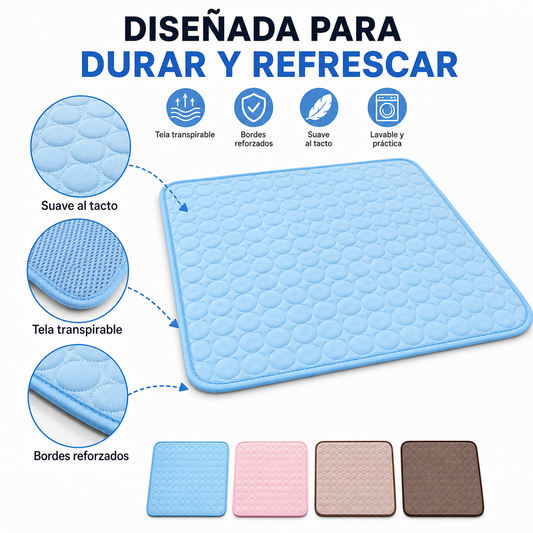 Alfombrilla Refrigerante para Perros y Gatos | Descanso Fresco en Verano