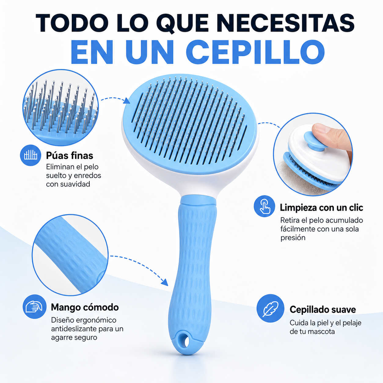 Cepillo Esquinero para Gatos | Auto-Cuidado y Entretenimiento Diario