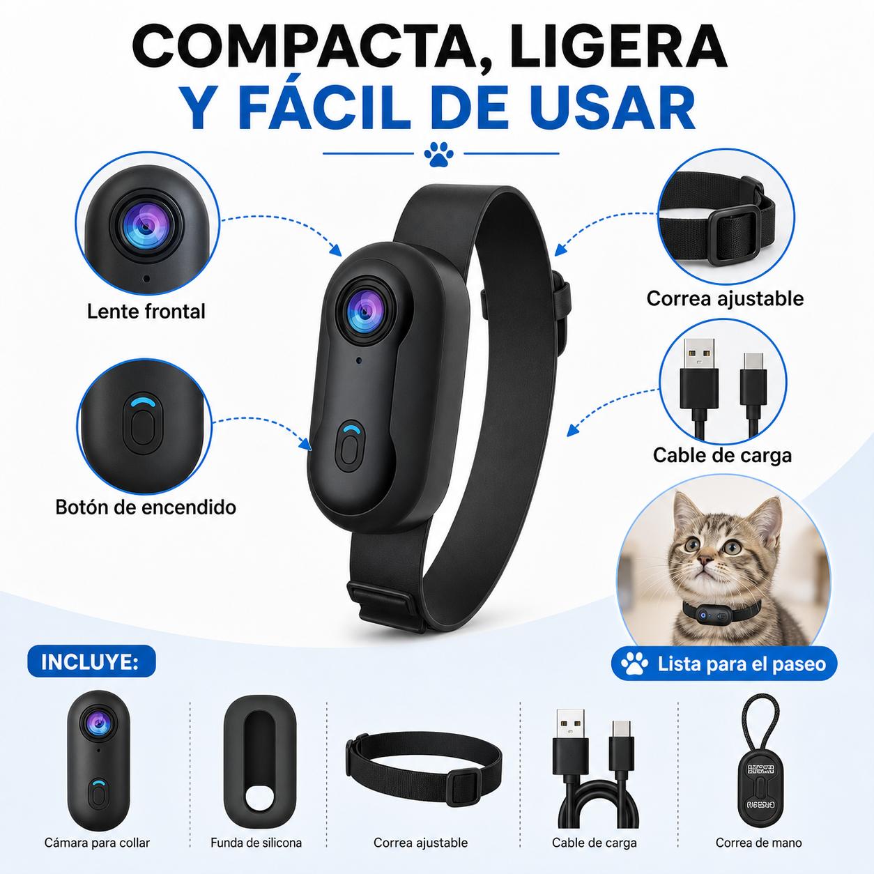 Cámara Inteligente para Mascotas | Mira Qué Hace en Casa