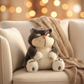 Peluche Gato Gruñón XL — Suave, Abrazable y con Mucho Carácter