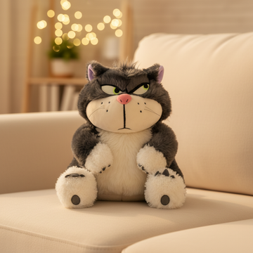 Peluche Gato Gruñón XL — Suave, Abrazable y con Mucho Carácter
