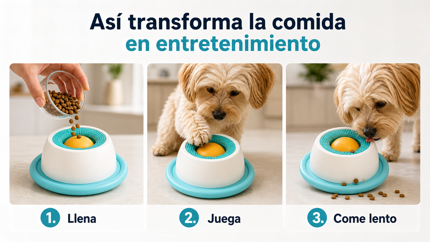 Como funciona el juguete inteligente para mascotas