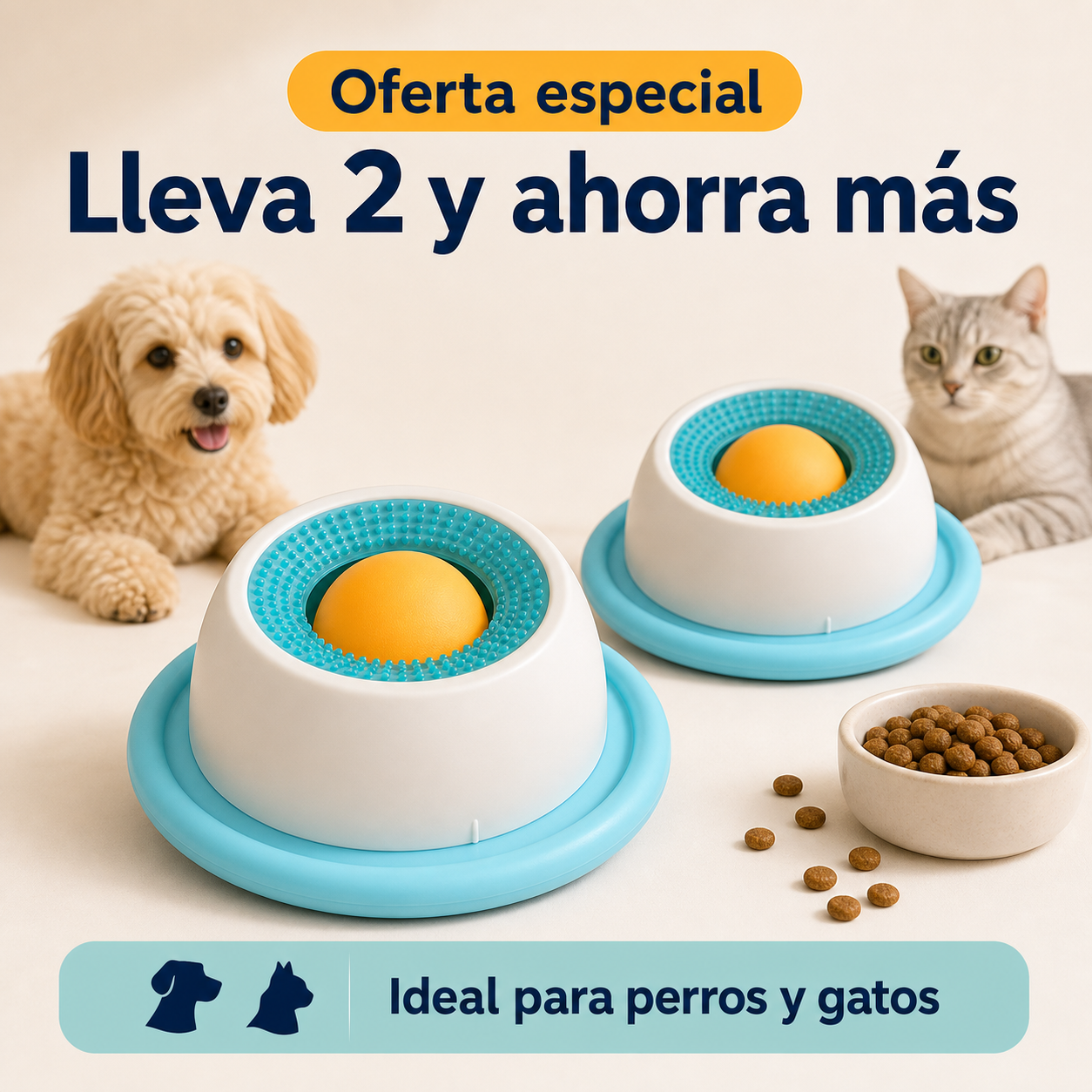 Oferta bundle juguete inteligente para perros y gatos